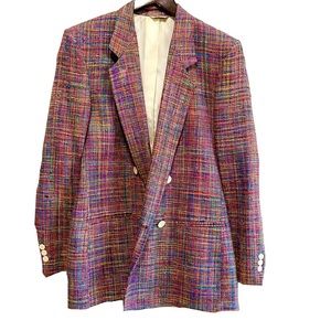 Women’s size 10 rainbow silk blazer